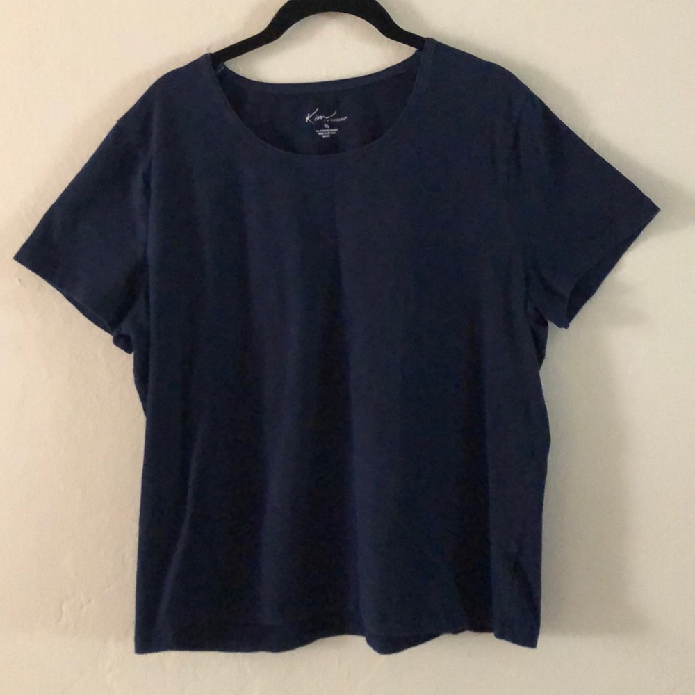 Kim Rogers navy tee